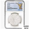Image 1 : 1995Mo 1oz. Silver Mexicanos Onza NGC MS67