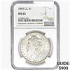 Image 1 : 1883-CC Morgan Silver Dollar NGC MS62