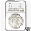 Image 1 : 1880 Morgan Silver Dollar NGC MS63