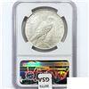 Image 2 : 1923-D Silver Peace Dollar NGC MS61