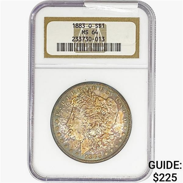 1883-O Morgan Silver Dollar NGC MS64