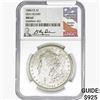Image 1 : 1884-CC Morgan Silver Dollar NGC MS63 GSA