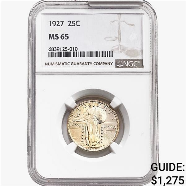 1927 Standing Liberty Quarter NGC MS65