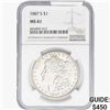 Image 1 : 1887-S Morgan Silver Dollar NGC MS61