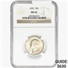 1932 Washington Silver Quarter NGC MS65