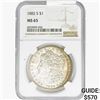 Image 1 : 1882-S Morgan Silver Dollar NGC MS65