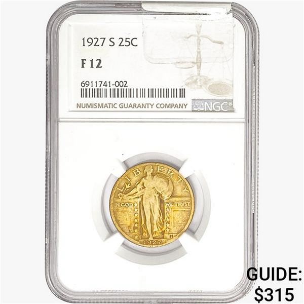 1927-S Standing Liberty Quarter NGC F12