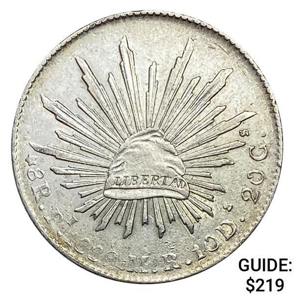 1882Pi MR Mexico Silver 8 Reales CLOSELY UNCIRCULATED