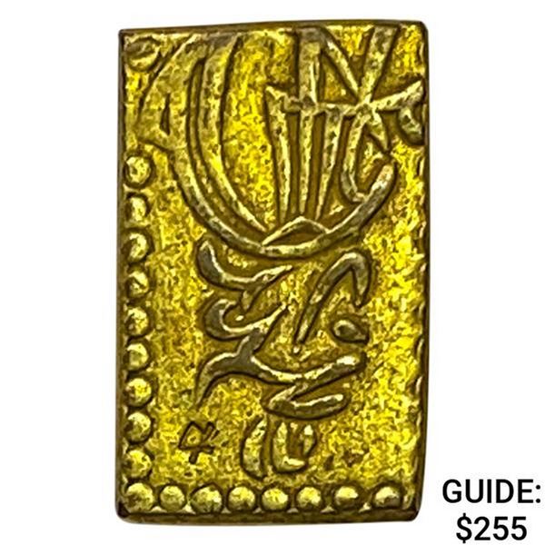 Meiji Era Japan c. 1868 Gold 2 Bu NEARLY UNCIRCULATED