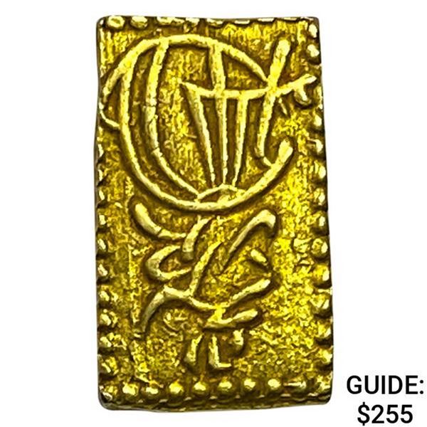 Meiji Era Japan c. 1868 Gold 2 Bu NEARLY UNCIRCULATED