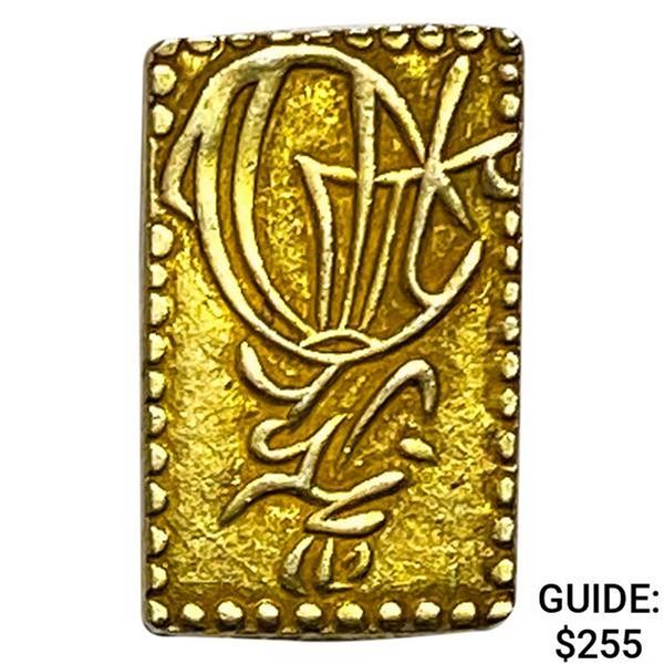 1868-1869 Japan Gold 2 Bu NEARLY UNCIRCULATED