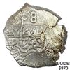 1742 Philip V Bolivia Silver 8 Reales Cob CHOICE AU