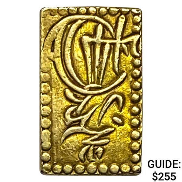 1868-1869 Japan Gold 2 Bu NEARLY UNCIRCULATED