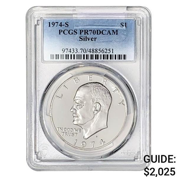 1974-S Eisenhower Dollar PCGS PR70 DCAM