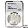 Image 1 : 1891-CC Morgan Silver Dollar NGC MS64+ VAM-3 Spit. Eagle