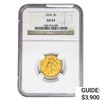 Image 1 : 1878 $3 Gold Piece NGC AU53