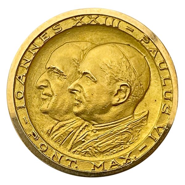 Joannes XXIII- Paulus XV 18kt Gold Medal