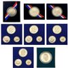 Image 4 : [54 Coins] 1976-2014 9.41oz ASW Modern Proofs/Commems