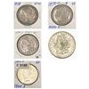 Image 1 : [5 Coins] 1878-1927 Morgan & Peace Dollar Lot
