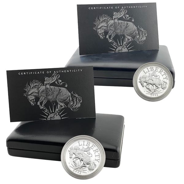[2 Coins] 2022 American Liberty Silver Medals