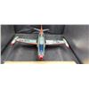 Image 1 : Tin Made in Japan Starfire USAF jet plane 18" wing span