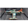 Image 2 : Tin Made in Japan Starfire USAF jet plane 18" wing span