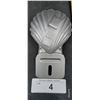 Image 2 : Vintage Shell gas license plate topper gold
