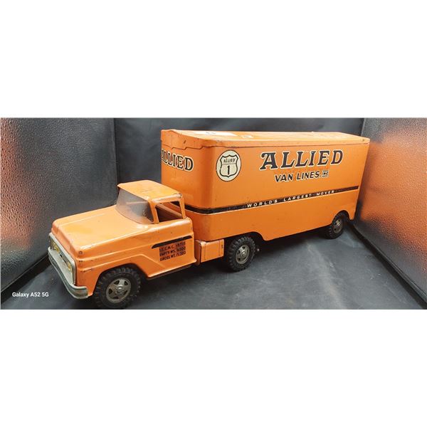 60s Tonka Allied Van Lines semi truck 24"