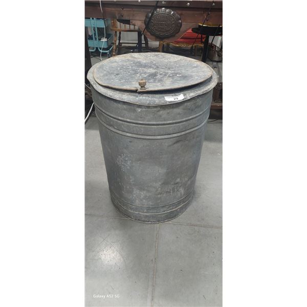 Vintage farmhouse grain/feed bin 30" tall