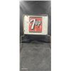 Image 1 : 50s 7up rack topper sign overall height w/bracket 18"