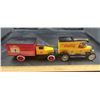 2 limited edition Coca-Cola die cast trucks NIB