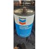 Vintage Chevron 5 gallon oil pail