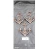 Image 1 : 3 cast iron anchor hooks 7.5" long