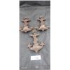 Image 2 : 3 cast iron anchor hooks 7.5" long