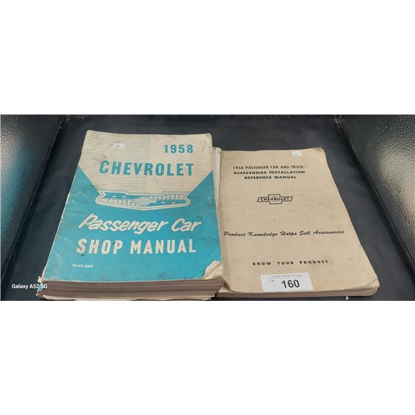 Pair of Chevrolet manuals 1958