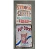 Image 1 : 2 metal signs