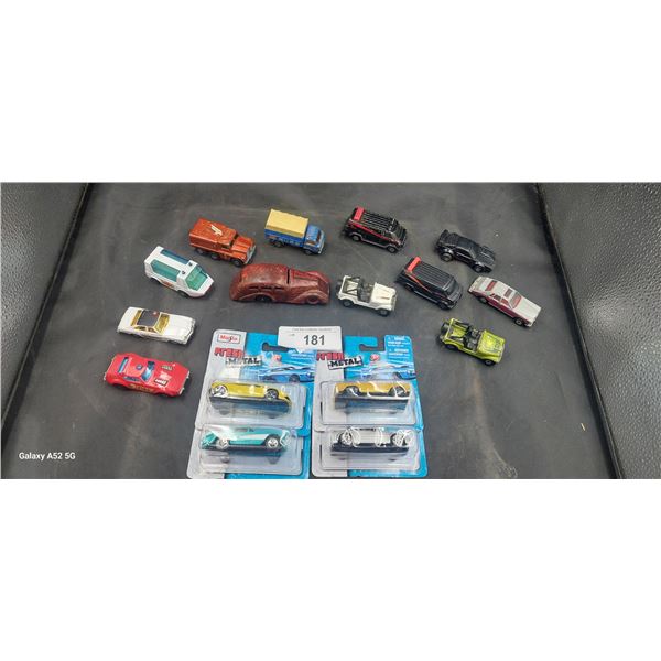 Collection of die cast cars