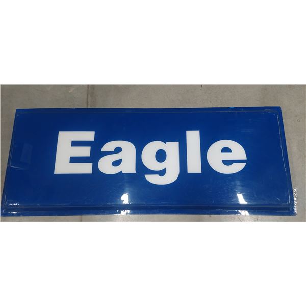 Large plastic AMC Eagle dealership sign 69"x32"