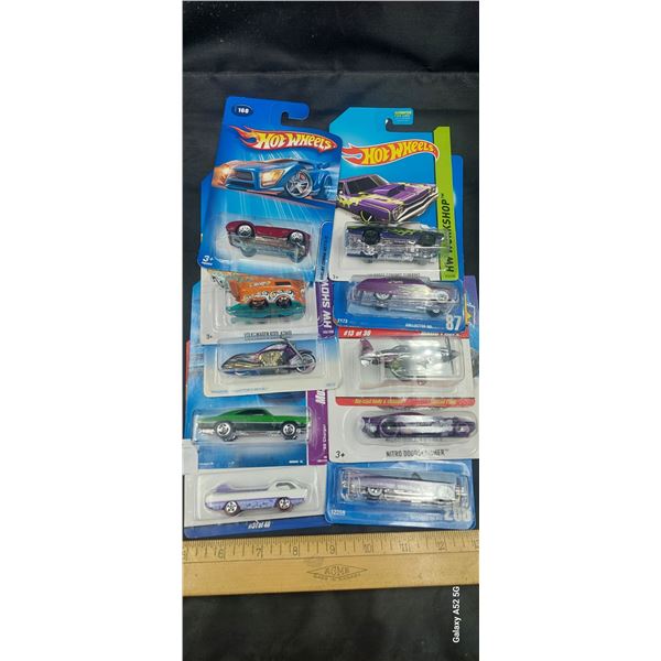 Lot of 10 Hotwheels