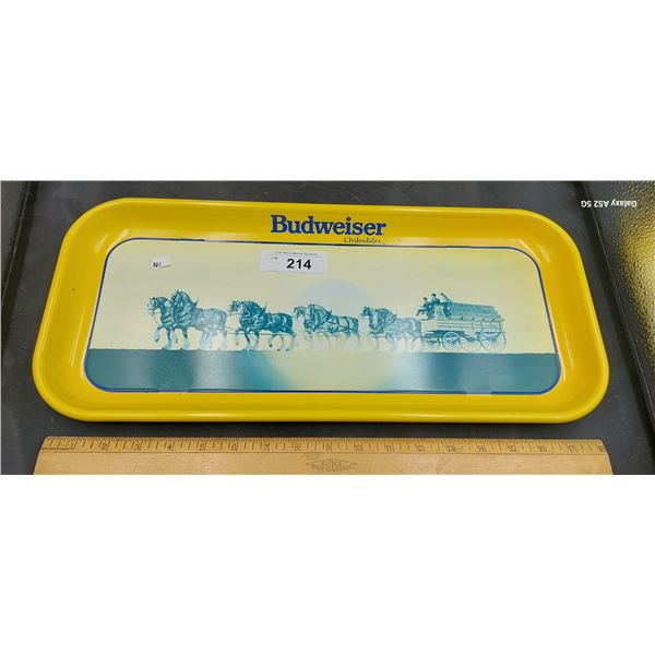 Budweiser Clydesdale beer tray