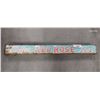 Image 1 : Vintage Red Rose door push bar approx 30"