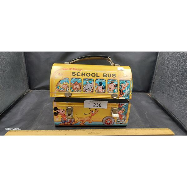 Vintage tin lunchbox Walt Disney