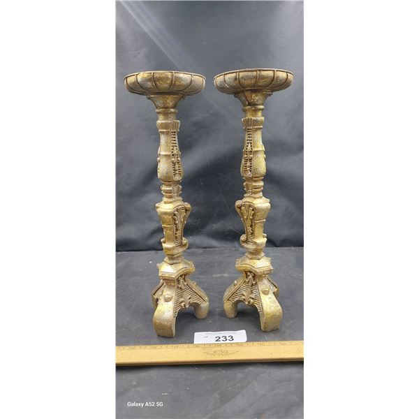 Collectable metal candle holders