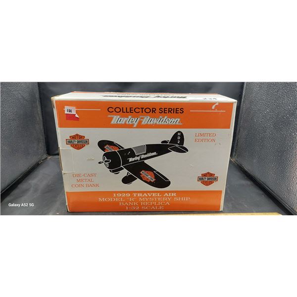 1:32 scale 1929 Travelair die cast Harley Davidson airplane