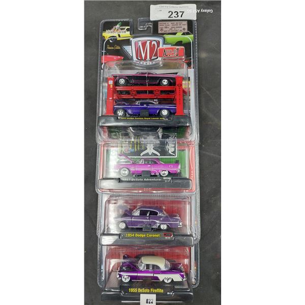 Lot of 5 M2 Dodge and Desoto die cast cars