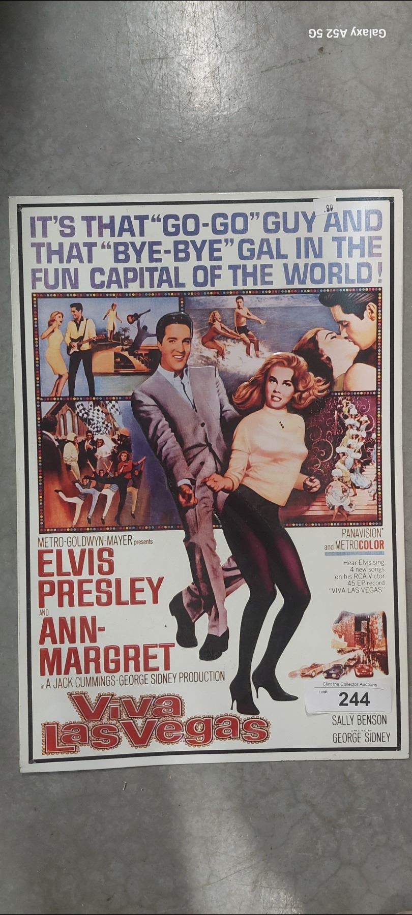 Elvis Presley metal sign