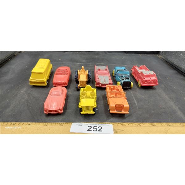 Lot of vintage cars, 9 pices