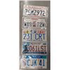 Image 1 : 5 US license plates