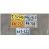 Image 1 : 5 Canadian plates