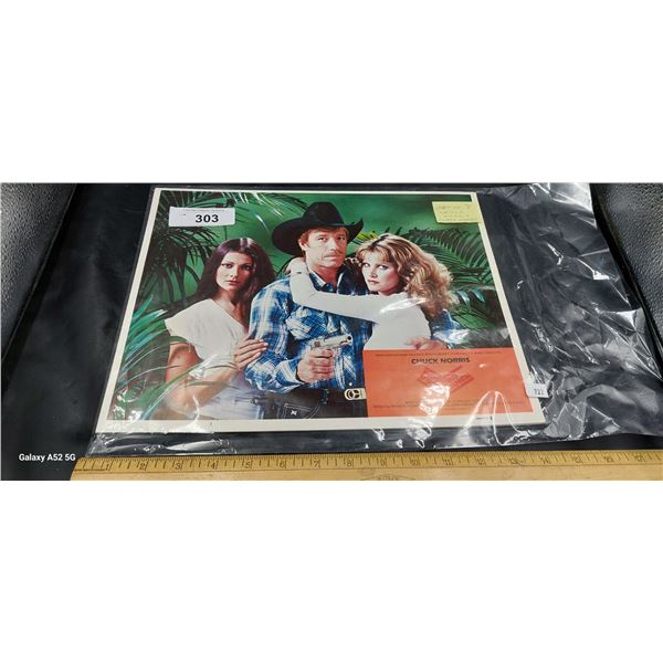 Set of 8 Chuck Norris lobby cards